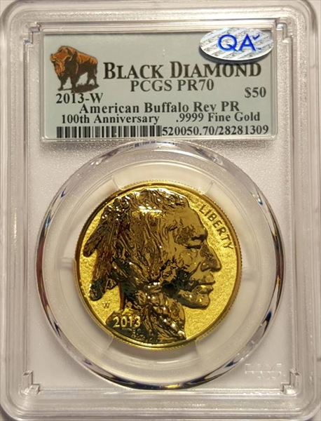 THE BLACK DIAMOND COLLECTION' American Buffalo Complete Gold Set